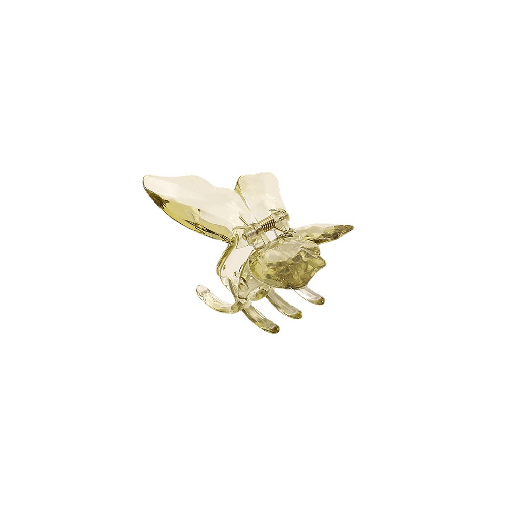 Qiyue Korean transparent butterfly hair clip, colorful shark clip, back of the head, face washing and hair tying clip, versatile and dreamy headwear Item Picture