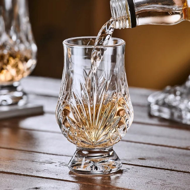 European-style glass aroma cups, tasting cups, home whisky glasses, foreign wine glasses, creative European-style spirits glasses details Picture