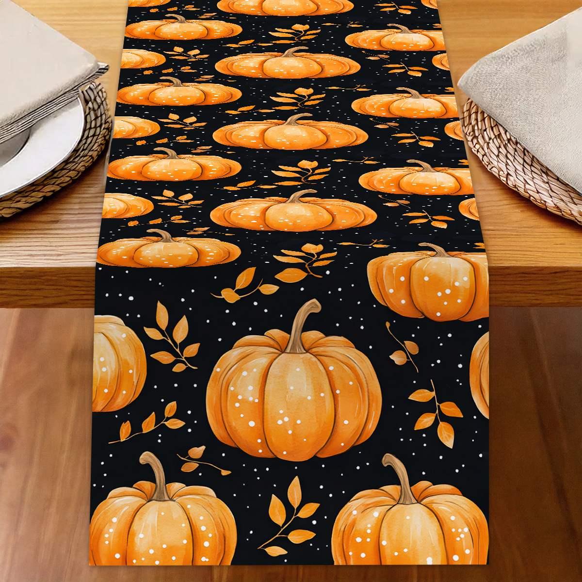 Waterproof and oil-proof European-style printed tablecloth