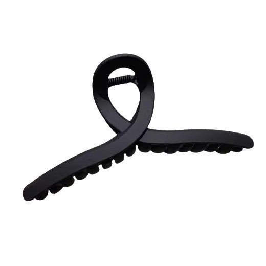 2025 New minimalist grab clip women's large size with a high-end feel and abundant hair volume. Shark clip hair clip at the back of the head to show hair volume Item Picture