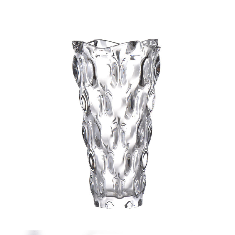 Bohemian minimalist transparent glass vase, high-end home hydroponic vase, ins style, high-appearance-level decorative item Item Picture