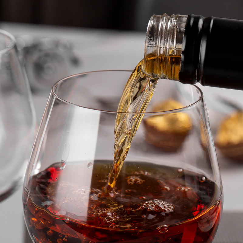 Wholesale Idelita crystal glasses, brandy glasses, wine glasses, tasting glasses and beer glasses with LOGO printing Item Picture