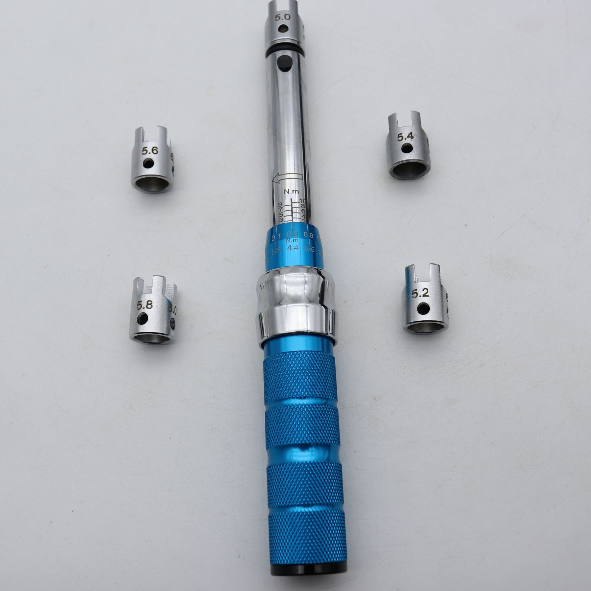 Interchangeable head square hole torque wrench ratchet adjustable kilogram torque wrench auto repair socket movable head undefined