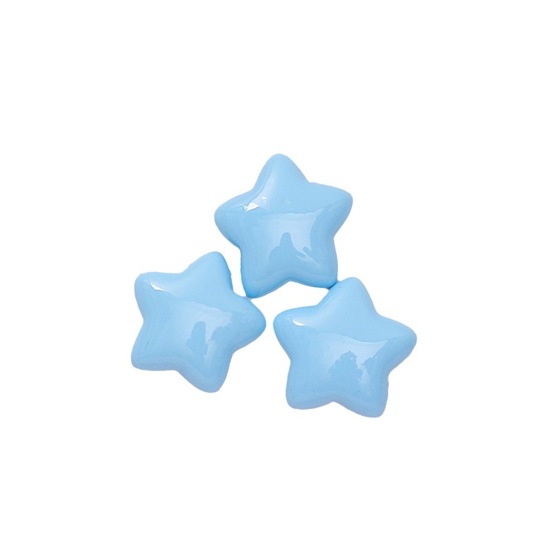 Star accessories, colorful self-made handmade diy hair clip materials, cream glue phone cases, hair accessories, water cups, resin accessories Item Picture