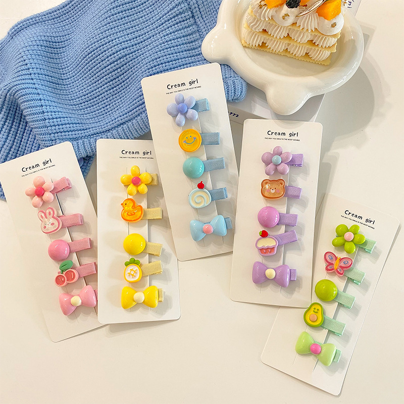 Baby girl hair clips, dopamine cute baby clips, infant and toddler small hair clips, children's hair clips, girls' hair clips details Picture