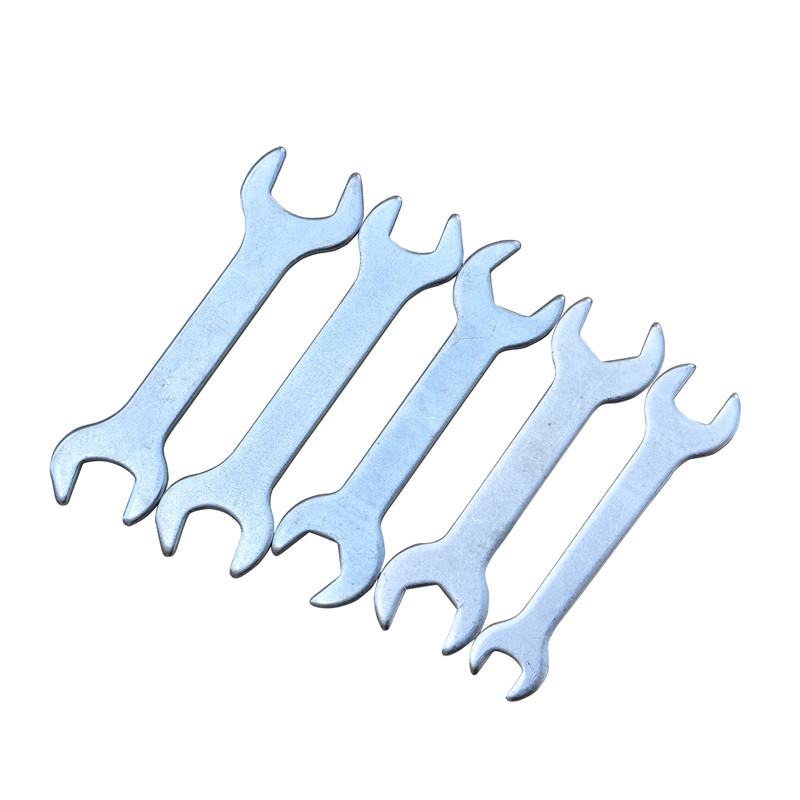 Wholesale universal torque durable vehicle-mounted furniture and bathroom zinc-nickel matching tools, stamping open-end wrenches Item Picture