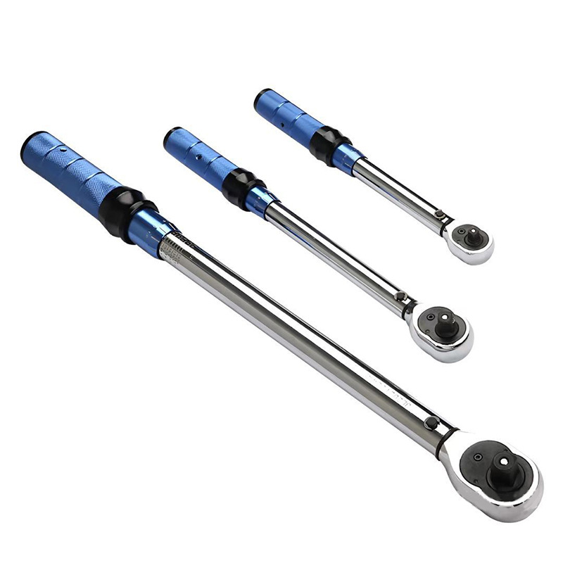 Industrial-grade torque wrench with adjustable head, preset chromium-vanadium steel and adjustable torque Item Picture