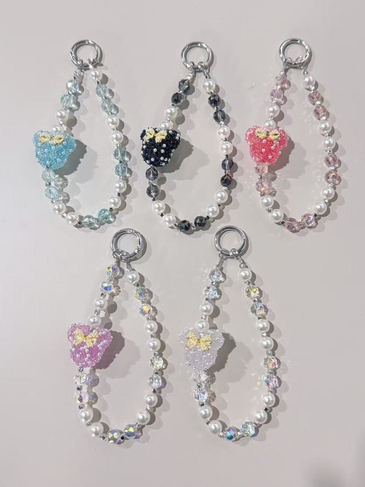 水晶手串编织手链 时尚饰品女款手链 个性潮流百搭手串