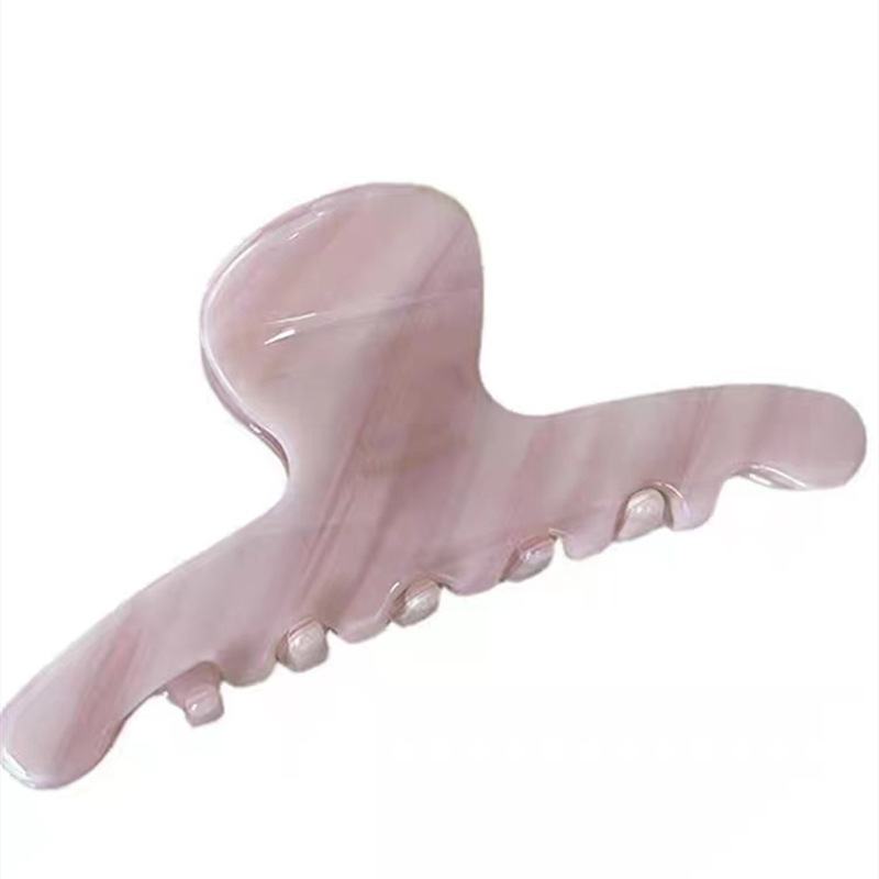 French-style gradient clipper, high-end acetate hair clipper, back of the head, updo, shark clipper, half hair accessory, 2025 new Item Picture