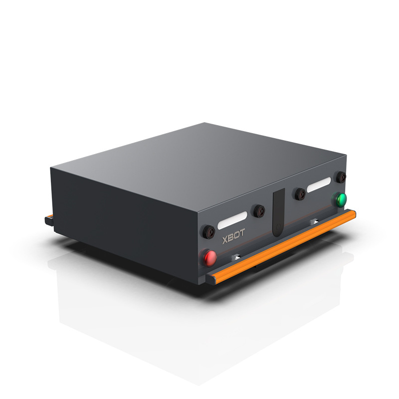The 50KG AGV trolley for transporting trucks, unmanned magnetic navigation logistics transport vehicle XBOT intelligent material handling robot is highly efficient Item Picture
