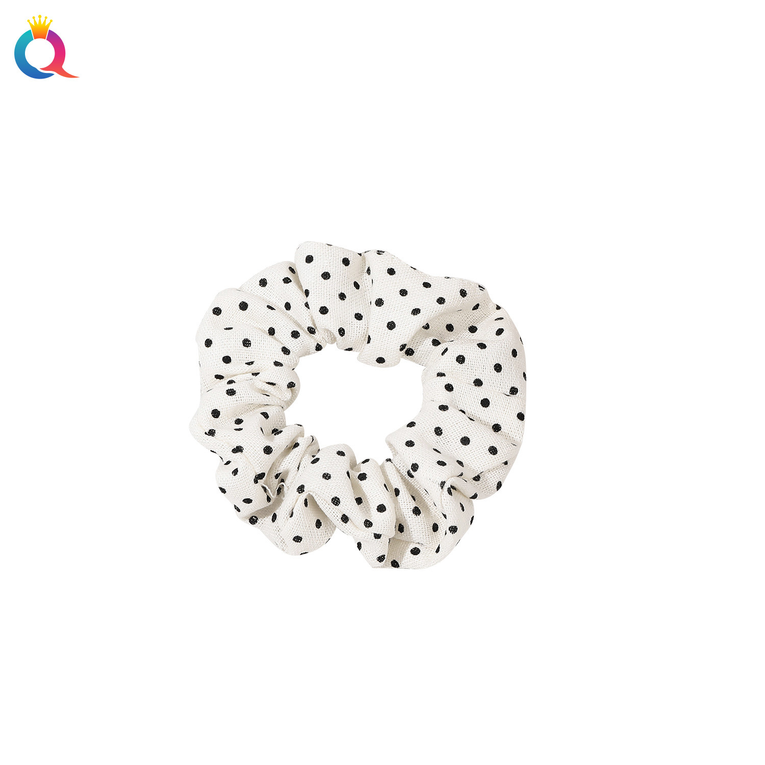 Qiyue Lace Flower Large Intestine Hair Band, high-elasticity large intestine hair band, high-end hair tie, hair tie, hair accessory wholesale Item Picture