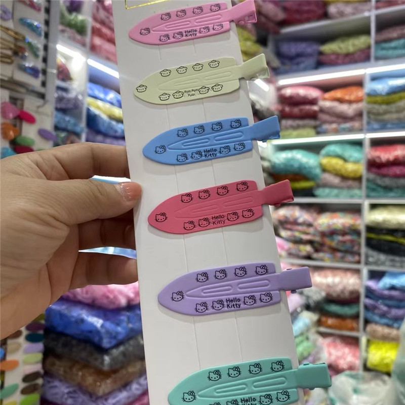 Sweet and cool, spicy girl, seamless hair clips, children's hair accessories, headwear, Huang Yuting's same style hair clips, bangs clips, side clips, hair clips Specification drawing