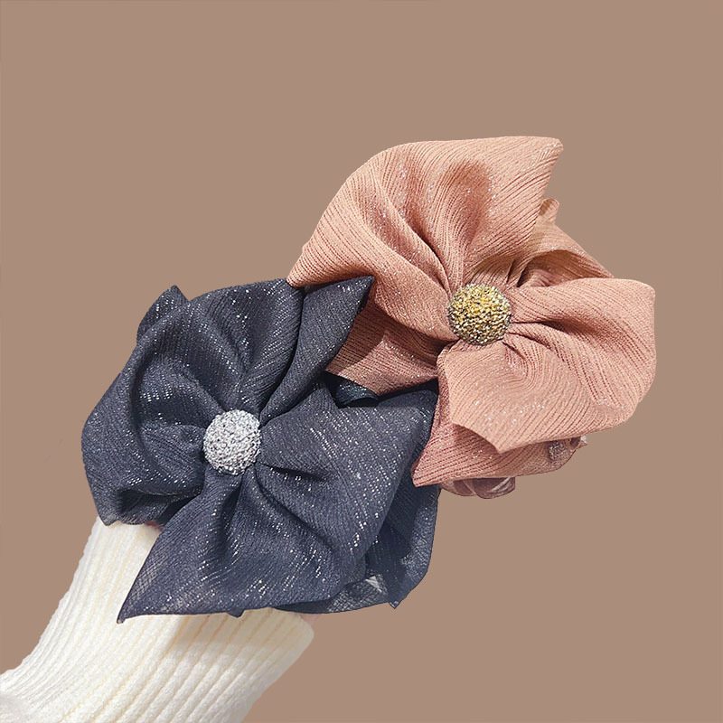 Simple and elegant bow clip, updo headwear, bun hairstyle, back hair clip, exquisite shark clip, ponytail hair accessory Specification drawing
