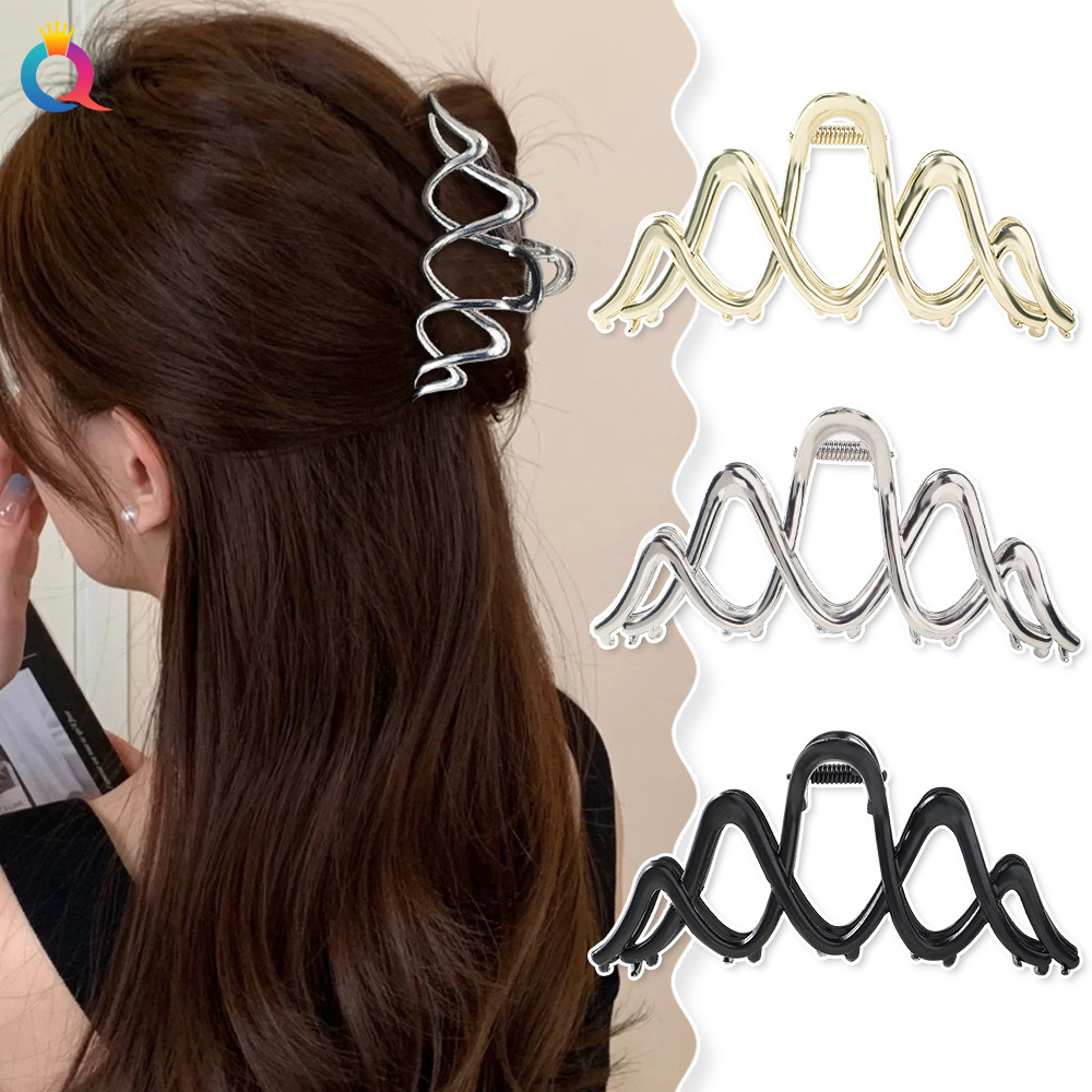 Qiyue Metal hair clips, hairpins, curls, hair grabbers, sweet shark clips, high-end hair grabbers, headwear and hair accessories wholesale full figure
