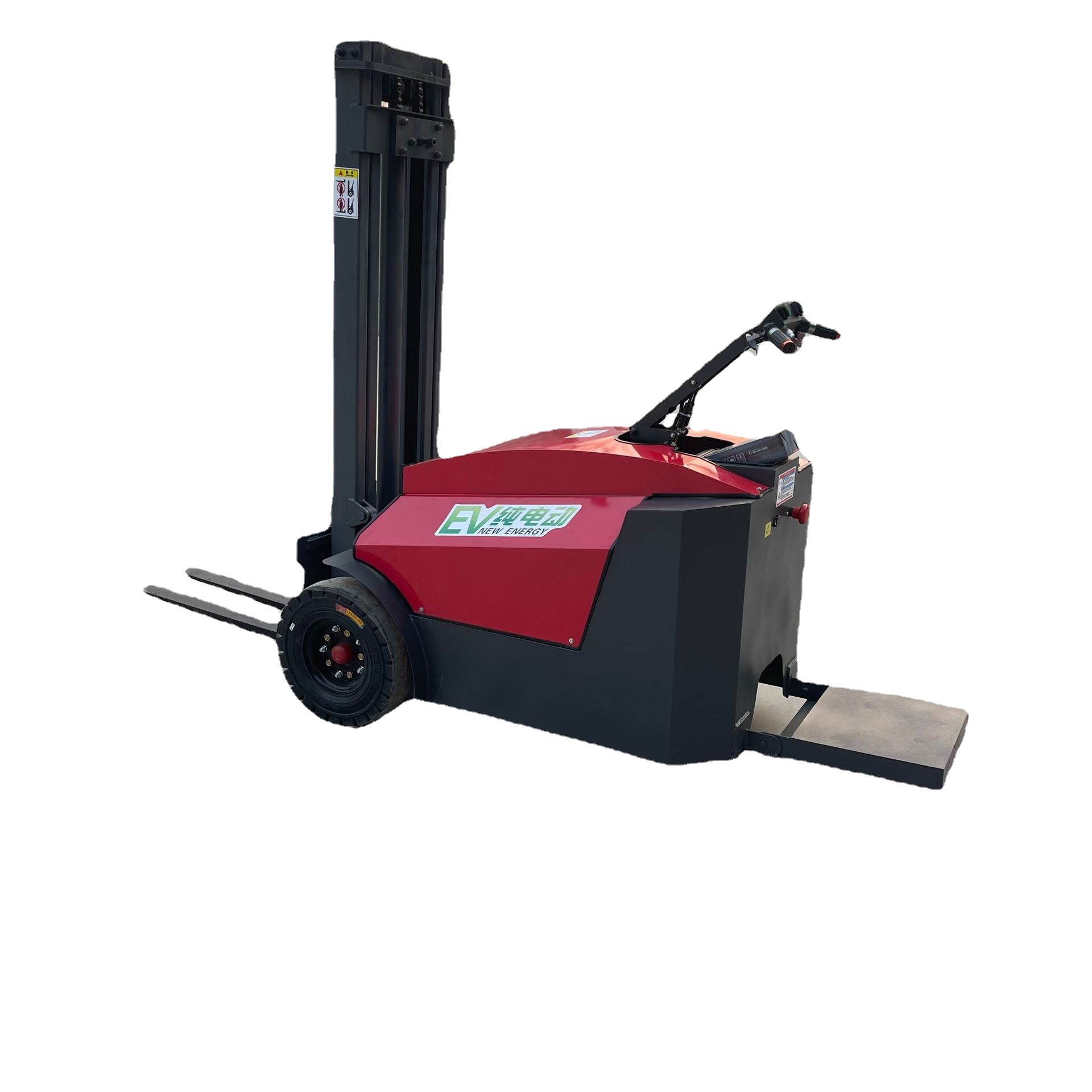Pedal stacker, fully electric handling and loading forklift, standing stacker, warehouse lifting electric forklift Item Picture