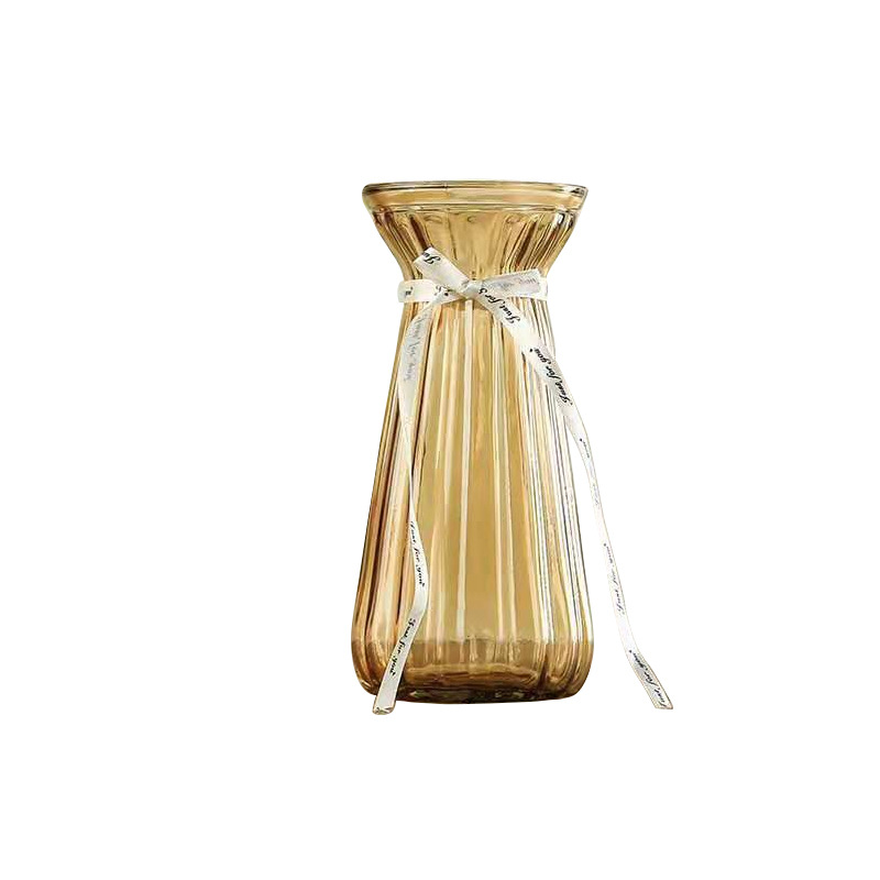 Creative Nordic handicrafts, glass vases, home ornaments, dry vases, transparent glass hydroponic decorative flower arrangement containers Item Picture