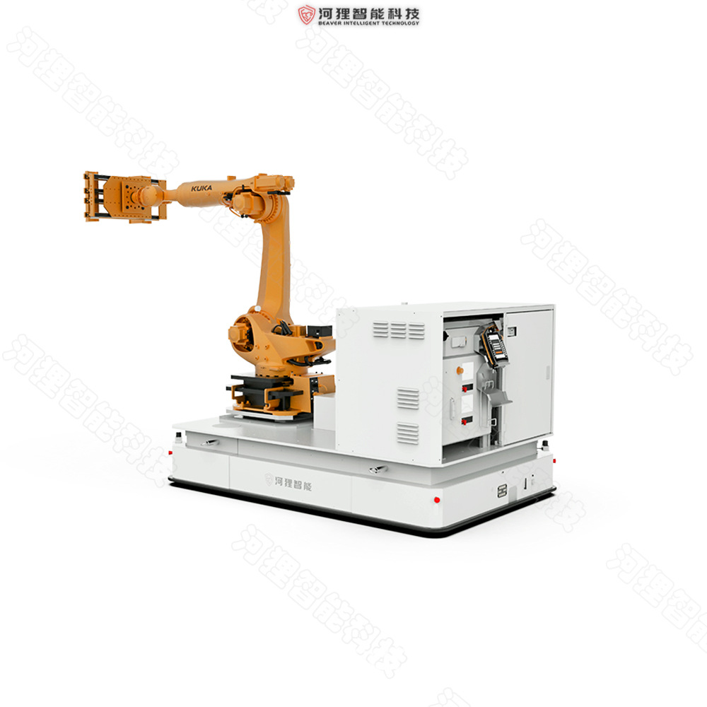 The AGVAMR intelligent integrated chassis of the mobile palletizing industrial robot is equipped with non-standard functions of the mechanical arm Item Picture
