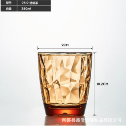 PC acrylic cups, durable plastic cups, transparent diamond cups, creative and personalized mouthwash cups, ins feng shui cups wholesale Item Picture