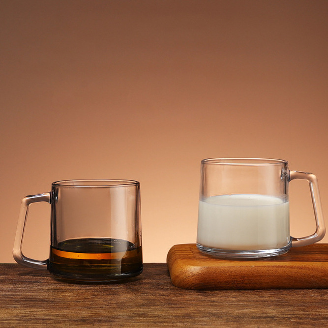 Simple round handle creative home drinking water cup, office tea cup, coffee cup mug details Picture