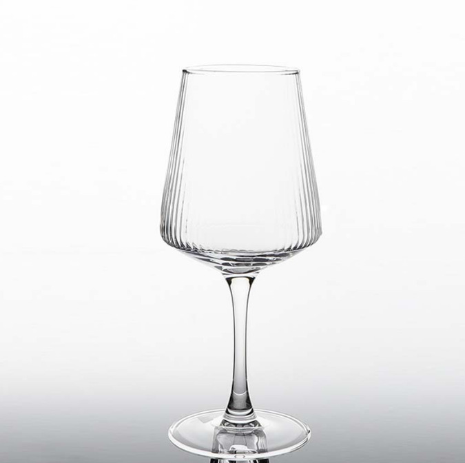 European-style striped wine glasses, champagne glasses, highball glasses, light luxury cocktail glass drink glasses, cocktail glasses Item Picture
