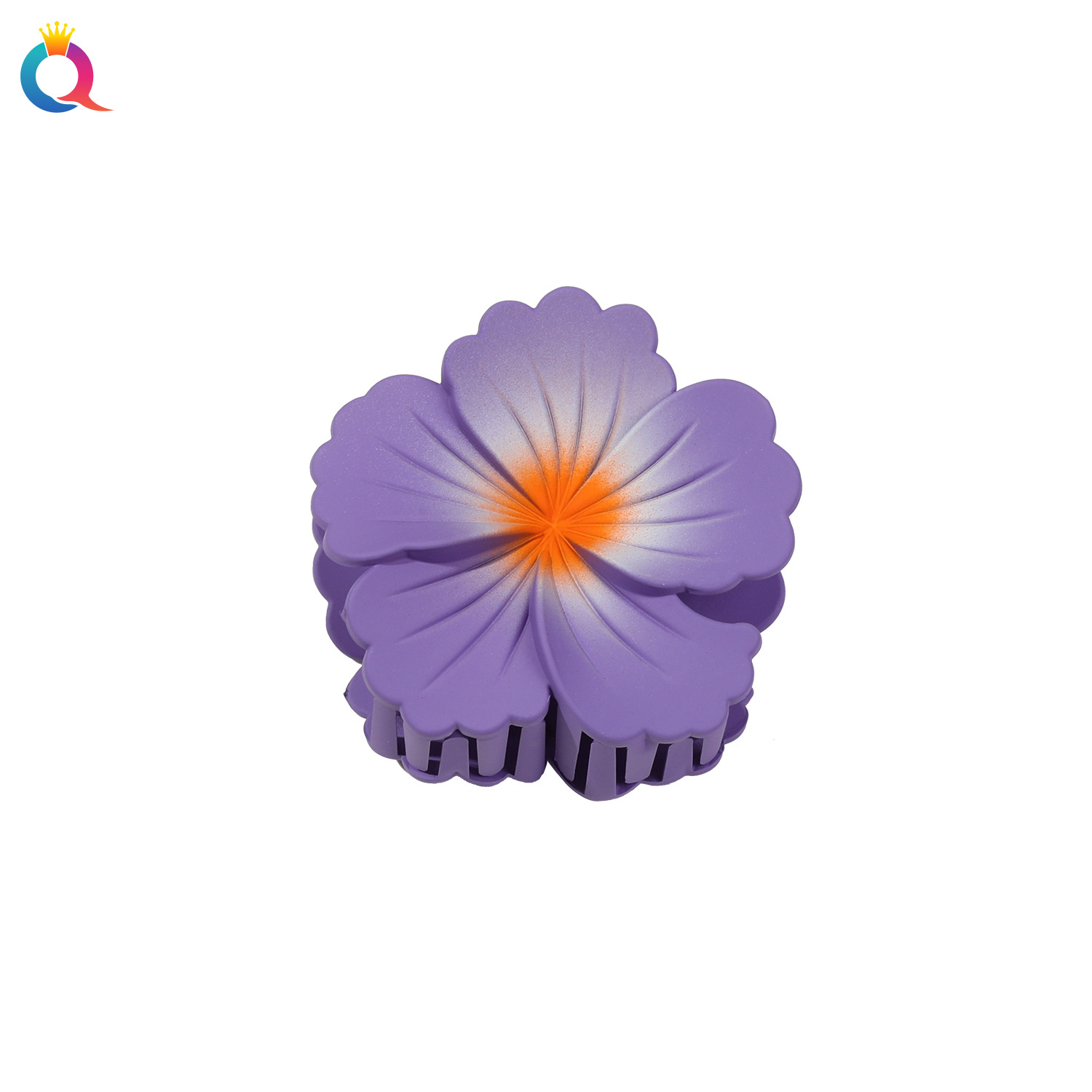 Qiyue Cross-border Amazon frosted heart-shaped hair clips for women, high-end seaside vacation grabber, updo, shark clip Item Picture