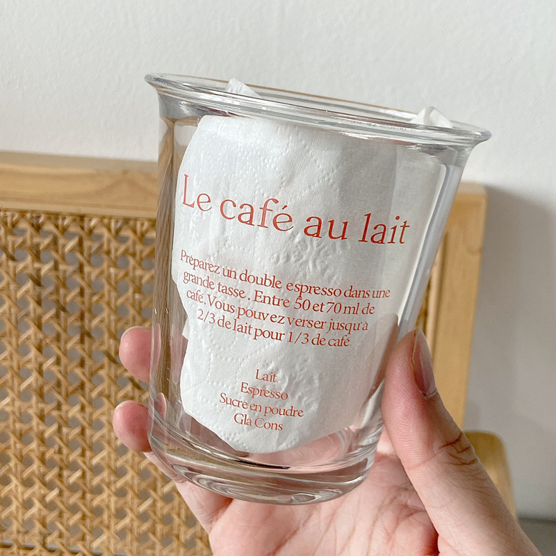 Wholesale of American cold brew iced latte coffee cups, beverage cups and glass cups from the popular Instagram coffee shop of Bolimei details Picture