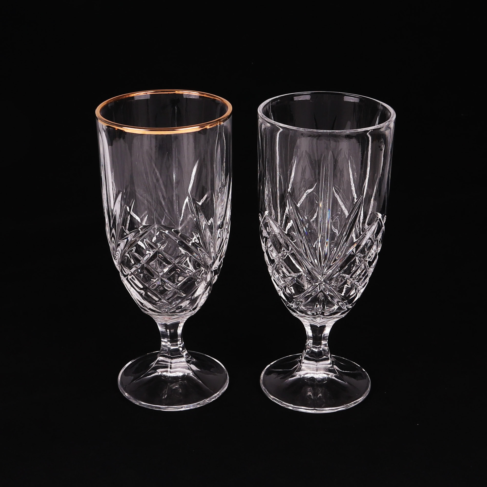 Glass juice cup, diamond-patterned smoothie cup specially designed for milk tea and dessert shops, large-capacity ice cream, tall Dublin cup full figure
