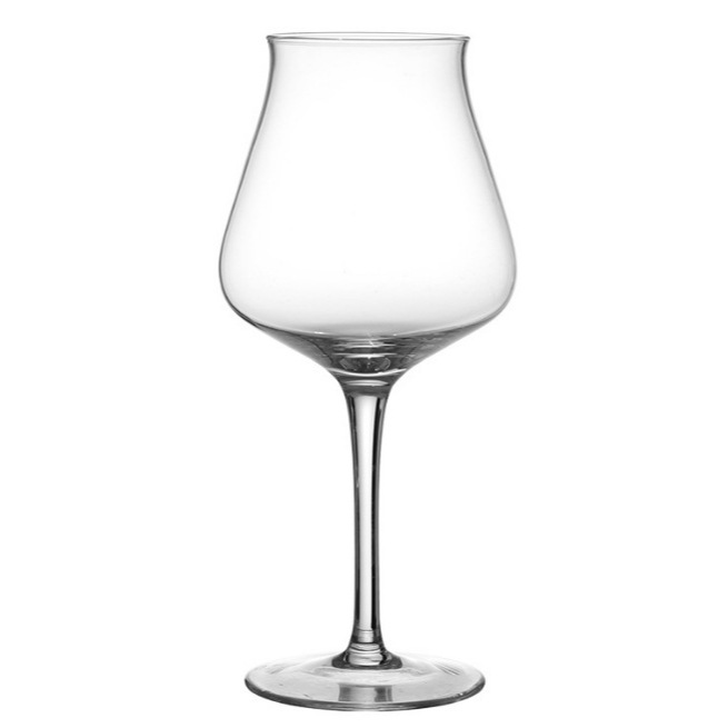 European Burgundy tulip cocktail, household tall glass, crystal glass, red wine glass wholesale Item Picture