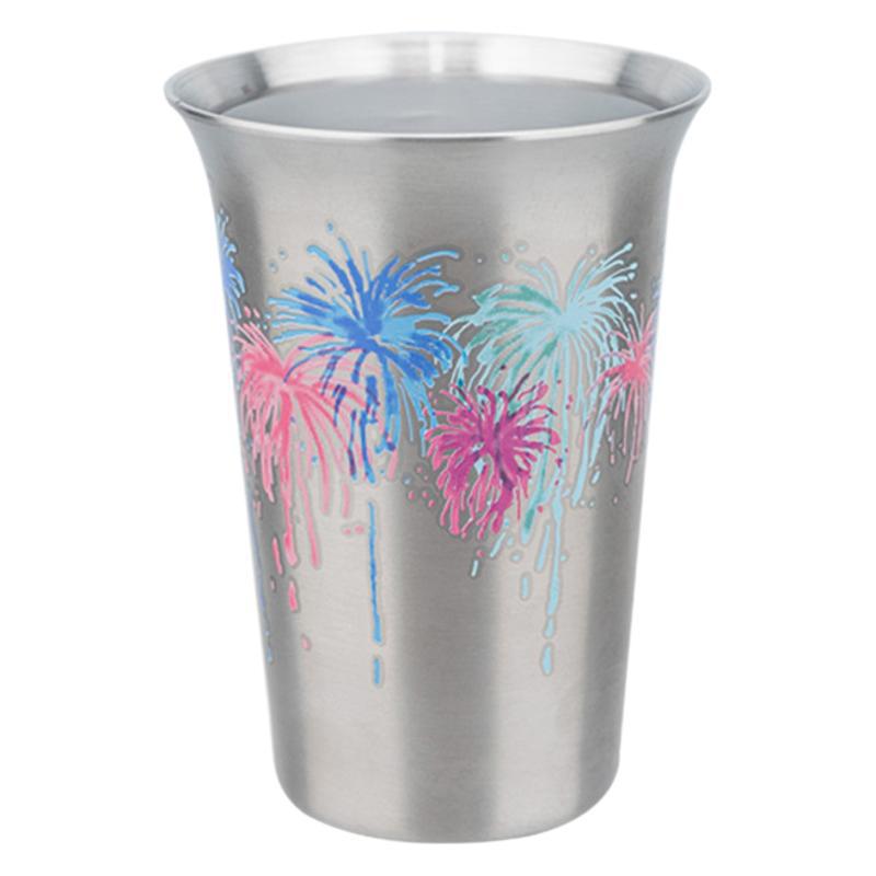 Japanese chilled color-changing wine glasses, maple, cherry blossom, fireworks, sake, white spirit, stainless steel wine glasses and sets Item Picture