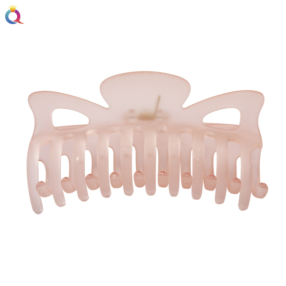 Qiyue Cross-border matte hair Clips, coiled hair grabbers, large shark clips, hair clips for the back of the head, hair grabbers, hair accessories for women wholesale Item Picture