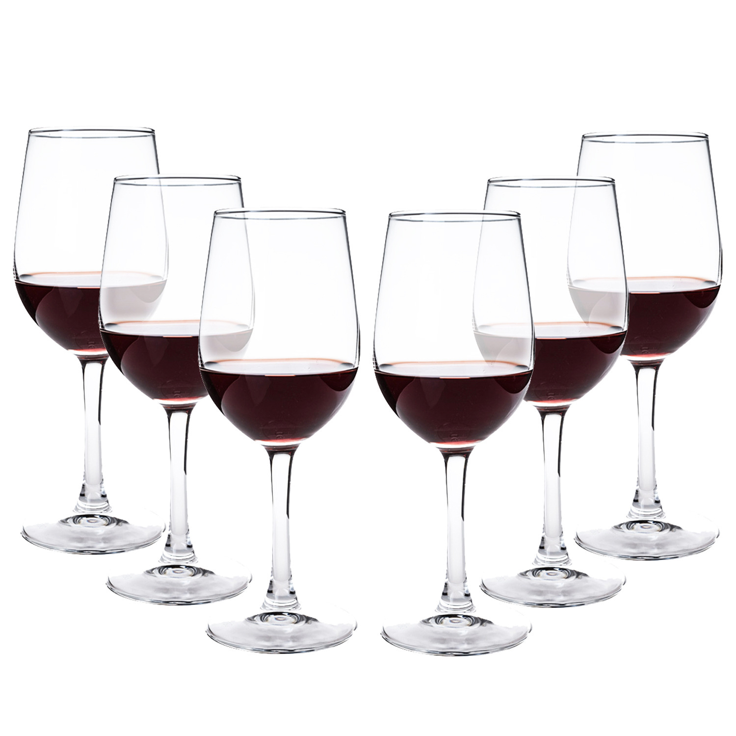 Kori one-piece thickened transparent glass cups, wine glasses, wine glasses and goblets wholesale with logo printing Item Picture