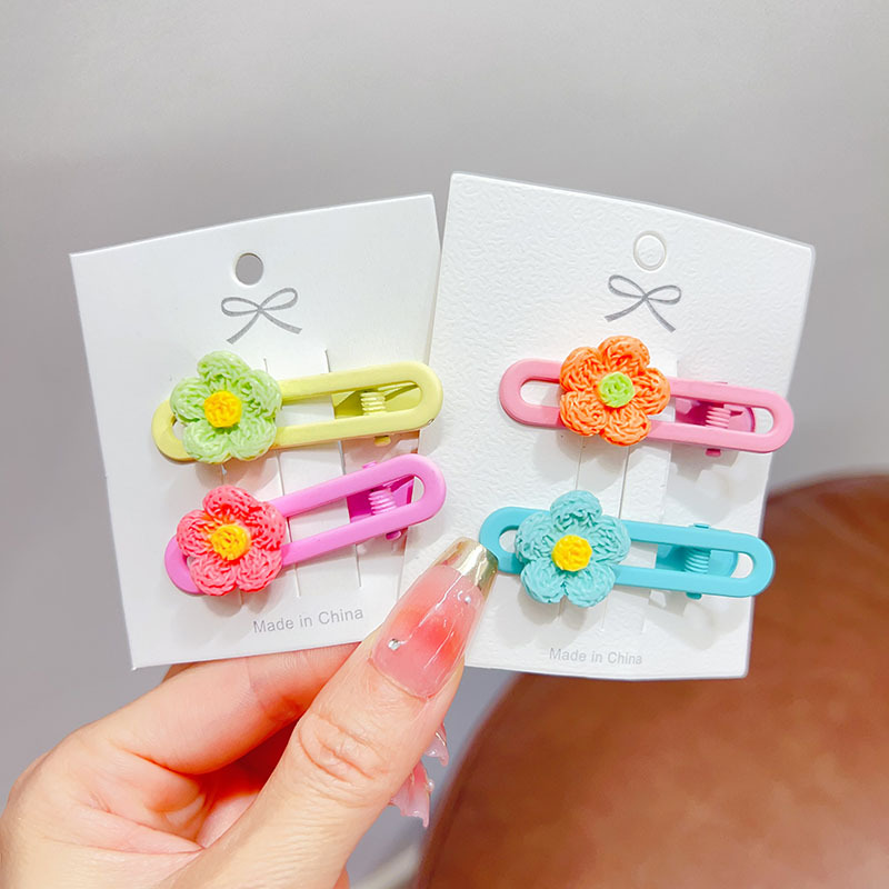 Baby hair clips, Korean girls' bangs clips, princess headwear, cute cartoon little animals, girls' fashionable duckbill clips details Picture