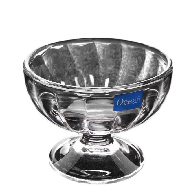 Ocean Thailand Ouxin Banana Boat, Glass juice cup, Dessert cup, Salad bowl, Ice cream Cup, Milkshake cup Item Picture
