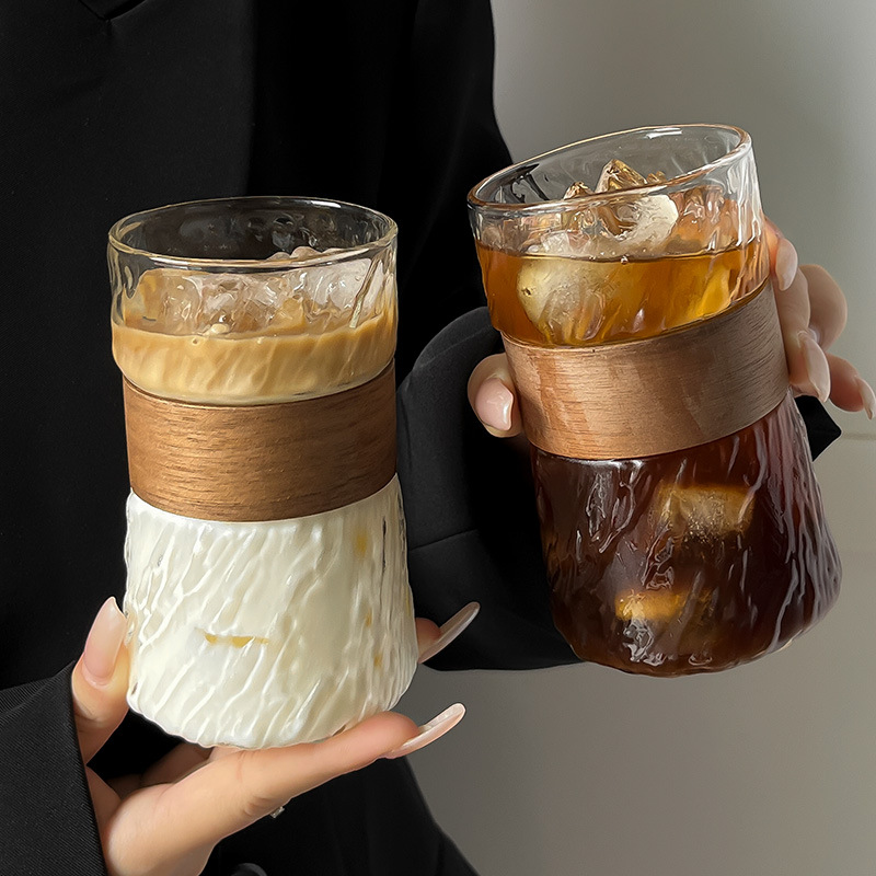 High borosilicate glass transparent tornado cup, simple thickened single-layer cup, drinking cup, high-temperature resistant household glass cup Application Scenario