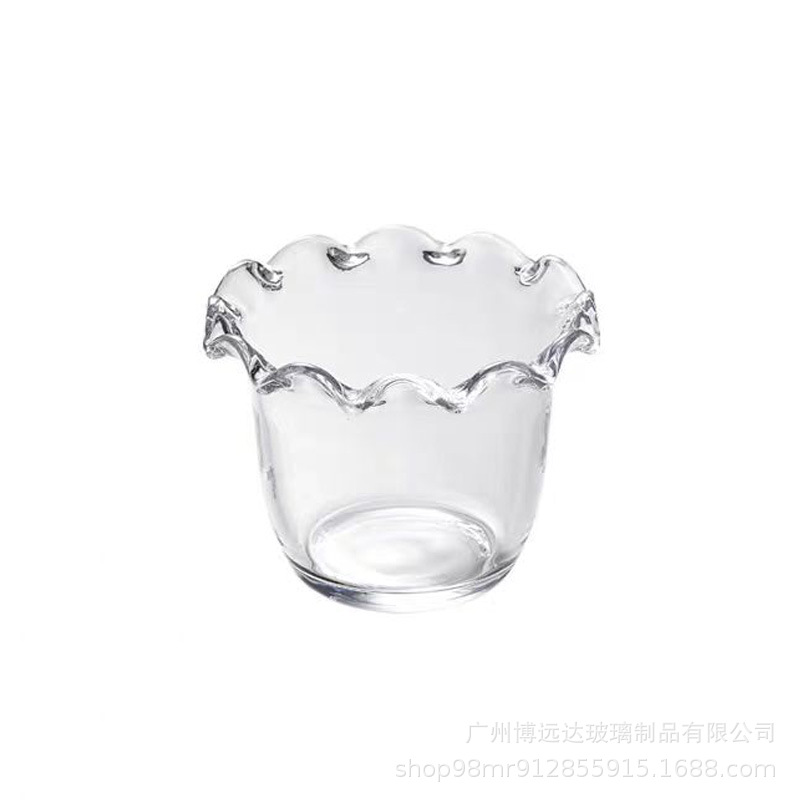Dessert glass bowl, Ins-style home fruit salad breakfast bowl, bird's nest, wheat sugar water, transparent small snacks, yogurt bowl Item Picture