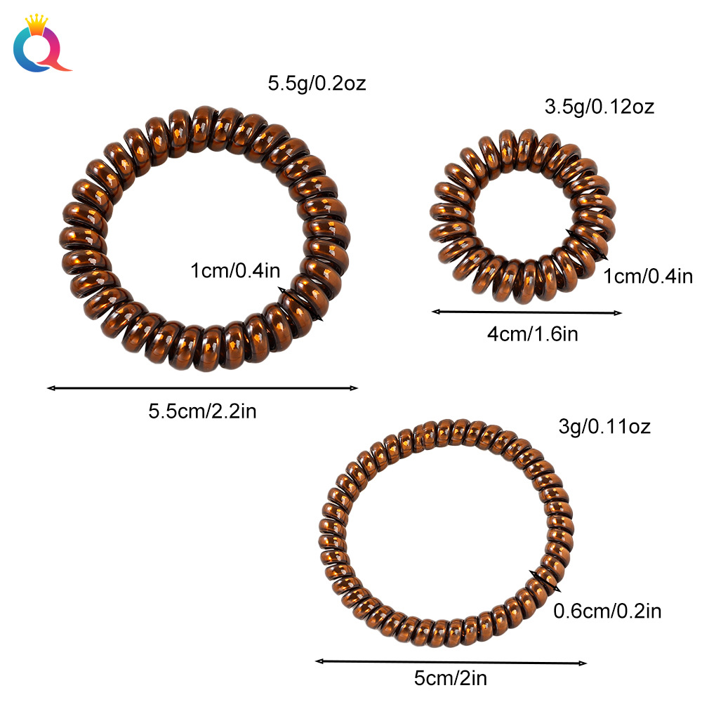Qiyue Fresh and Clean high-elasticity telephone line hair bands, hair ties, women's seamless hair ties, hair bands, hair ties, and hair accessories wholesale Application Scenario