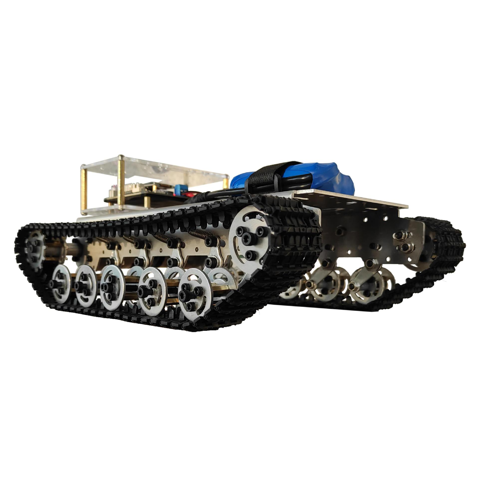 Track-mounted chassis with electronically controlled shock absorption STM32 trolley robot ROS platform Raspberry PI Maker Item Picture