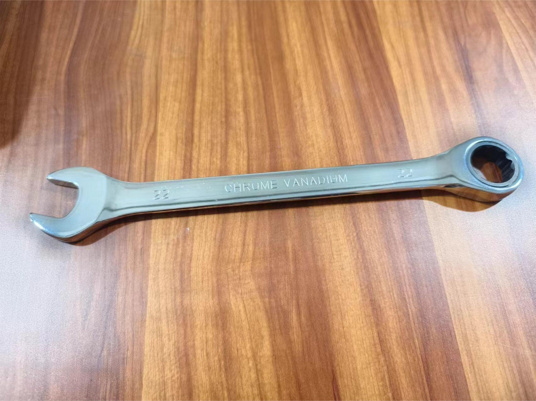 Industrial-grade fast ratchet wrench, 72-tooth oscillating ratchet, anti-rust electroplated bright surface, 72-tooth dual-purpose wrench, chromium-vanadium steel undefined