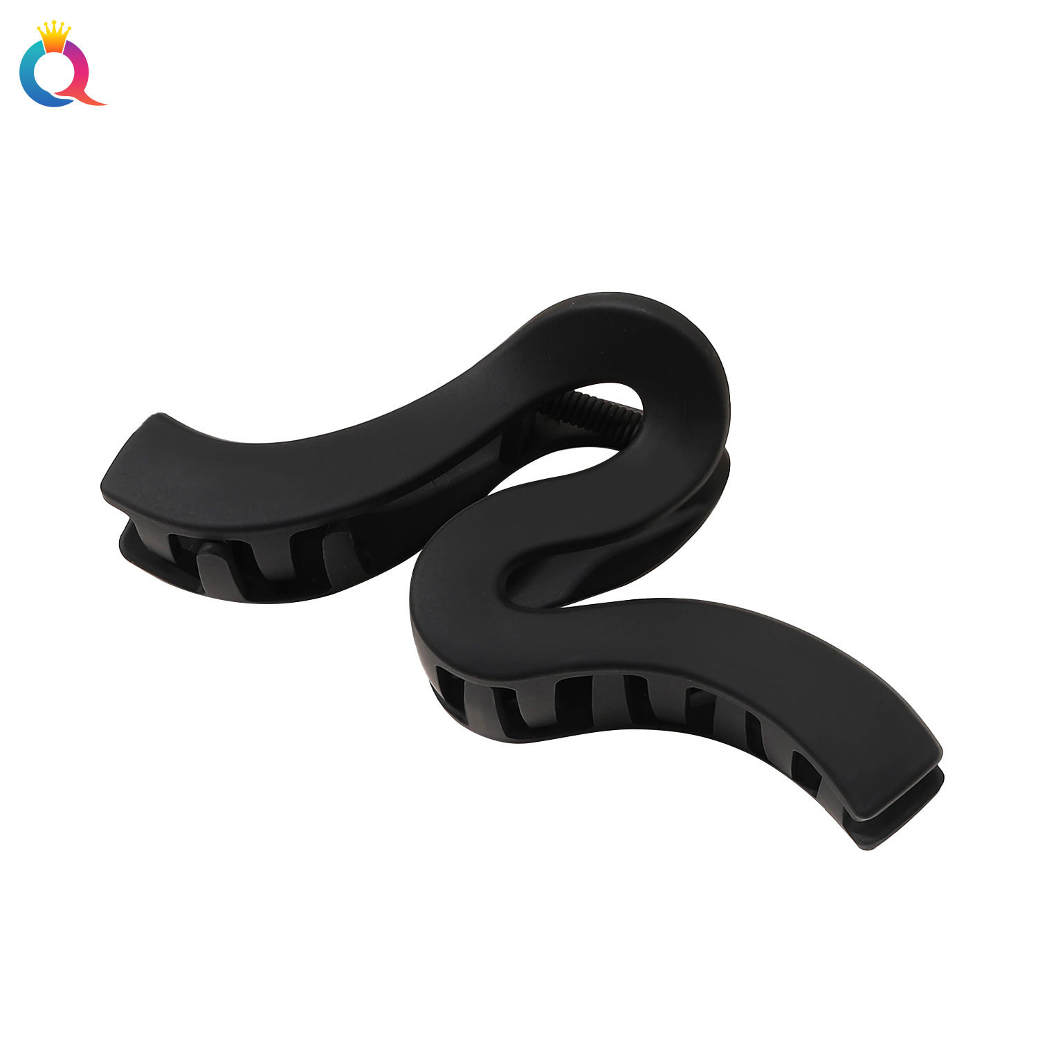 Qiyue Cross-border PC Large matte Hair clips, ins high-end style hair Grabbers, large volume grabbers, shark clips, hair accessories wholesale Item Picture