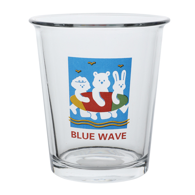 ins popular coffee shop American cold brew iced latte coffee cup, simple glass cup, beverage juice cup, cold drink cup Item Picture