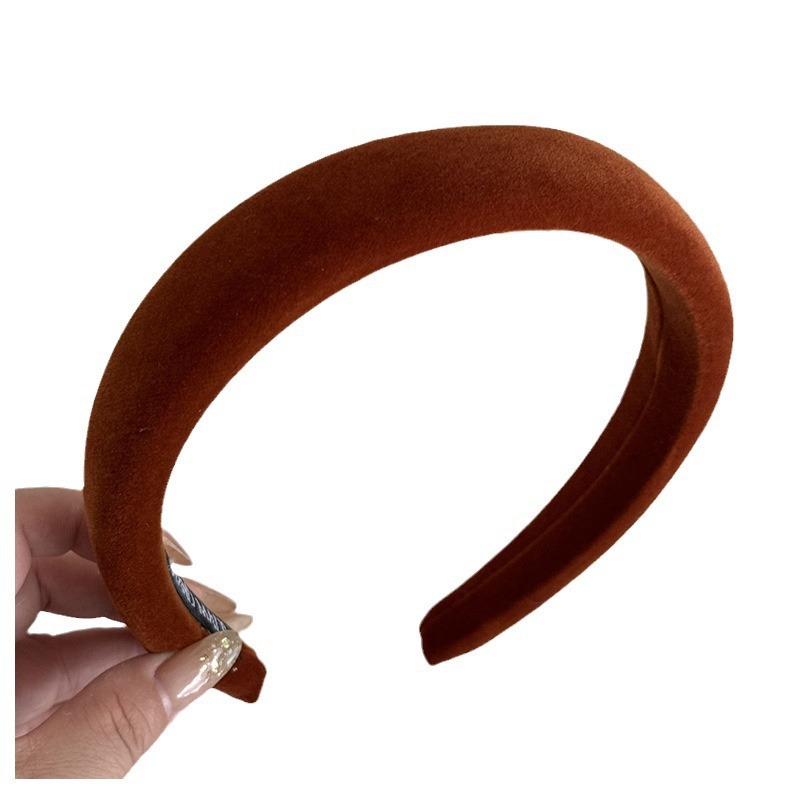 Super whitening ~ Korean caramel-colored hair band, a new bestseller in 2025, high-end hair accessory, hairpin, headband, hair tie and headband Item Picture