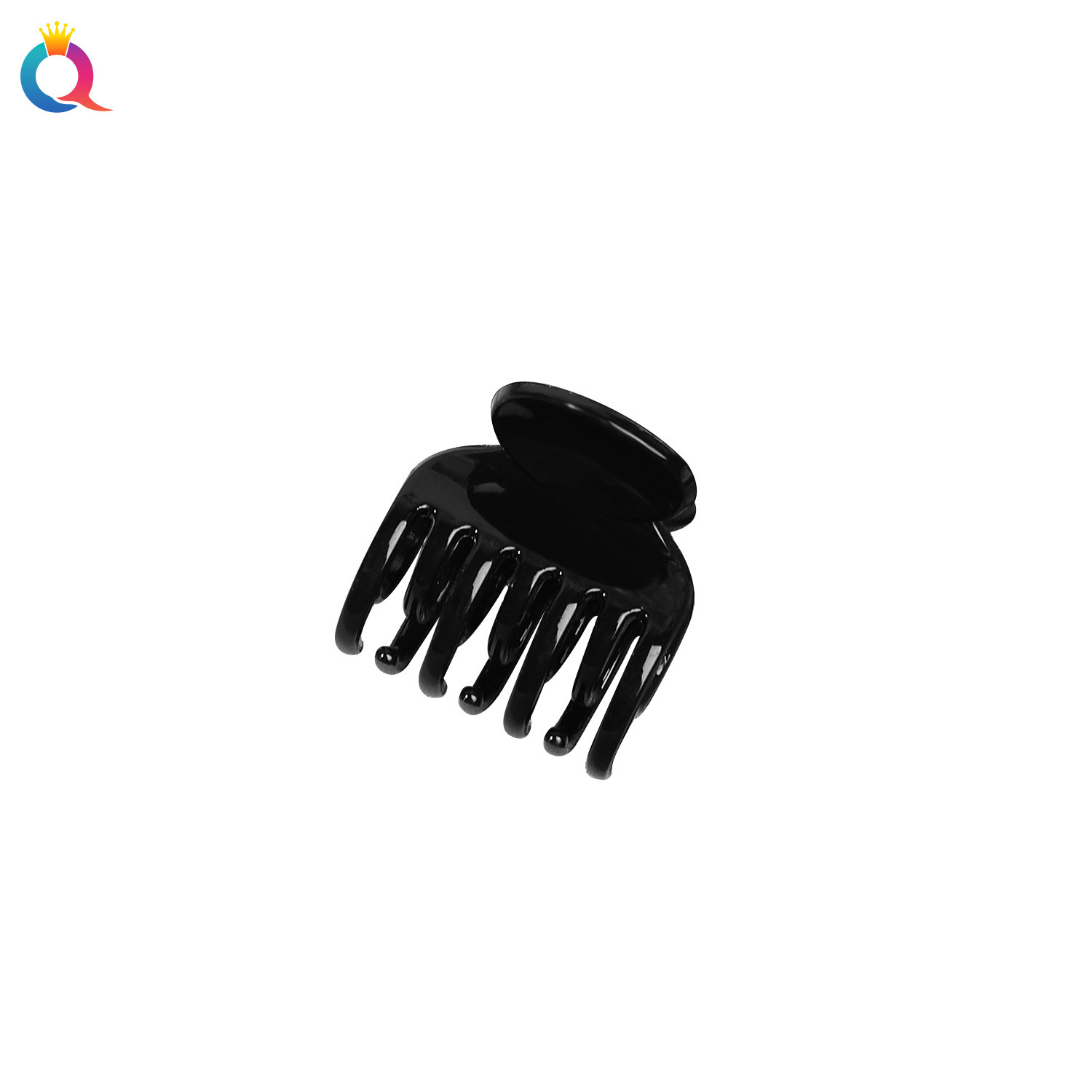 Qiyue Cross-border PC color hair clips, ponytail hair ties, women's updo hair clips, back of the head shark clips, hair accessories wholesale Item Picture