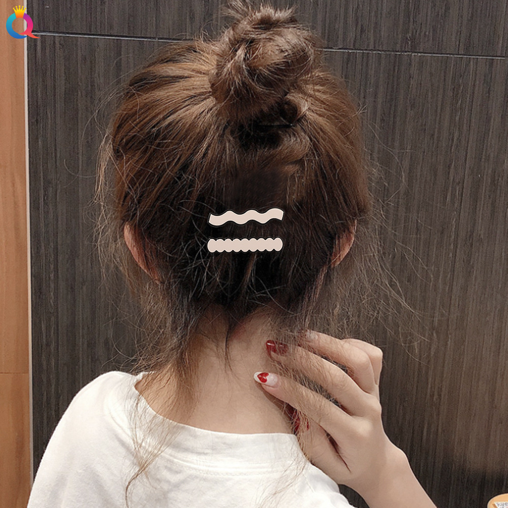 Qiyue Korean seamless Hair clips, ins side clips, small Chanel black and white bangs clips, elegant duckbill clips wholesale Specification drawing