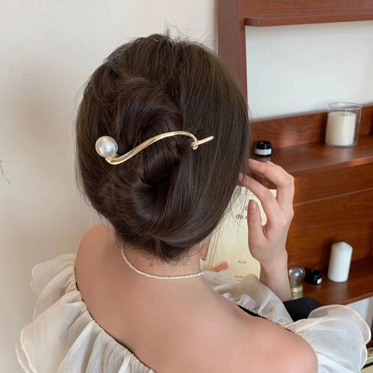 Wholesale of Qiyue Korean version high-end metal hair clips, straight clips, hair accessories, hairpins, gripper clips, twist clips and shark clips Specification drawing