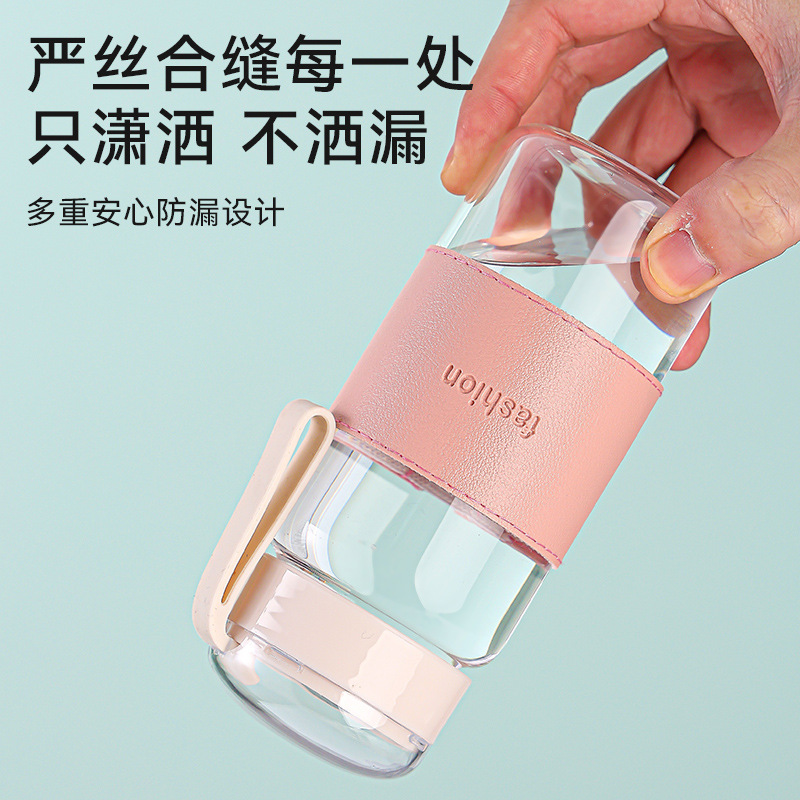 New high-appearation-level high-temperature resistant glass cups with LIDS, popular tea brewing cups wholesale, advertising gift cups customization Specification drawing
