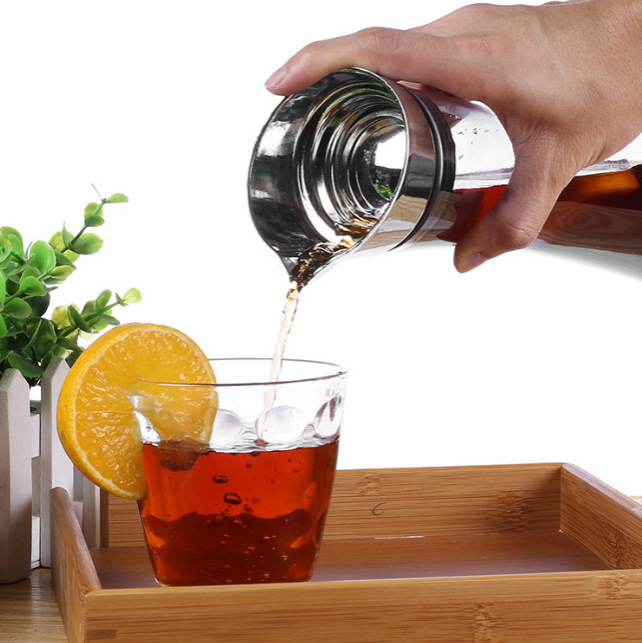 Acrylic thermos flasks, cold water kettles for restaurants and restaurants, high-temperature resistant teapots, household juice kettles, plastic beverage kettles details Picture