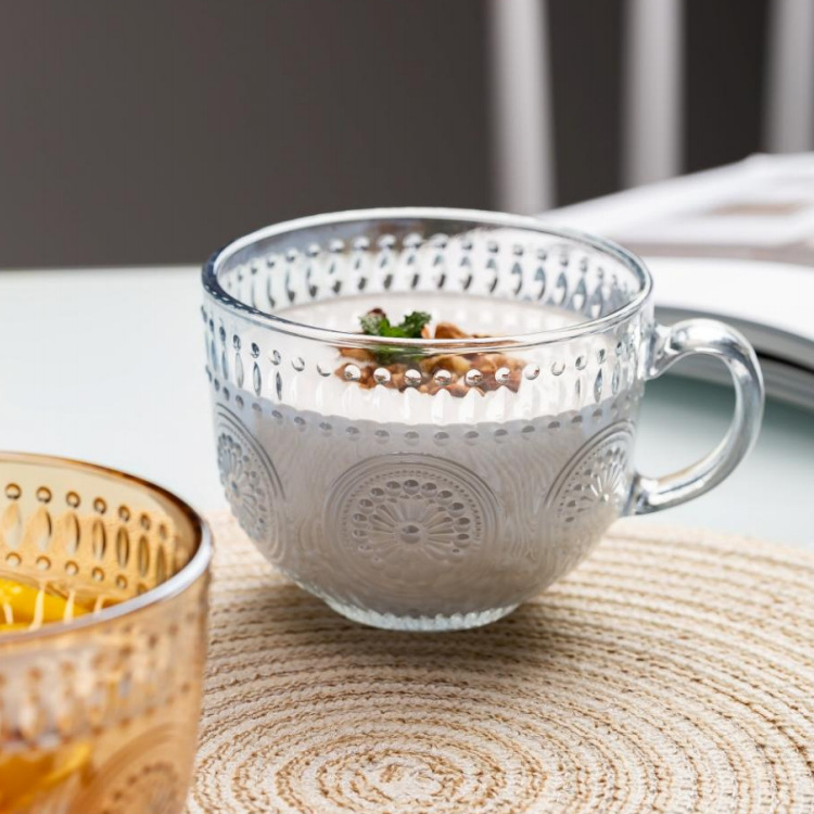 Green apple creative relief engraved household breakfast cup, glass coffee cup, milk tea cup, oat cup, milk cup full figure