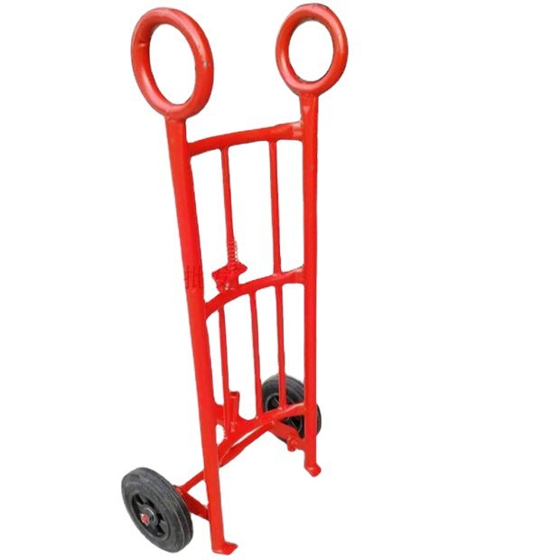Jia Pai hand-pulled oil drum cart, simple round drum driver, EMU oil drum forklift, oil drum transporter, oil drum handcart Item Picture