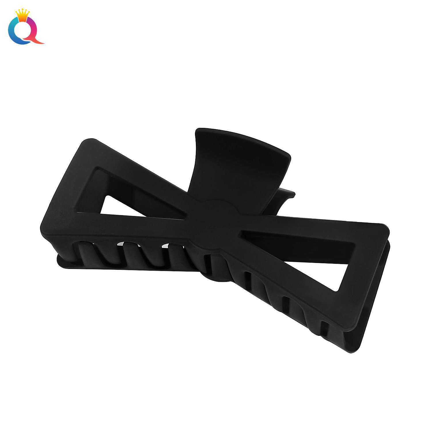 Qiyue Cross-border matte bow tie hair clips, high-end style, updo hair clips, back of the head, shark clips, hair accessories and headwear wholesale Item Picture