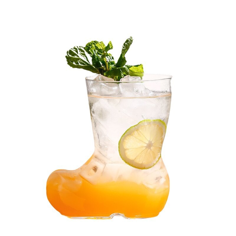 High borosilicate glass cups, boot cups, milk cups, coffee cups, high-temperature resistant boots, beer crystal shoes, cold drink cups Item Picture